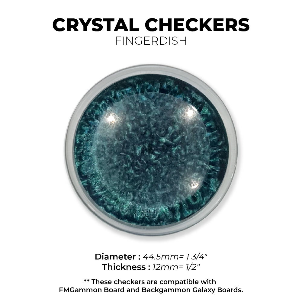 Crystal CHECKERS - Green