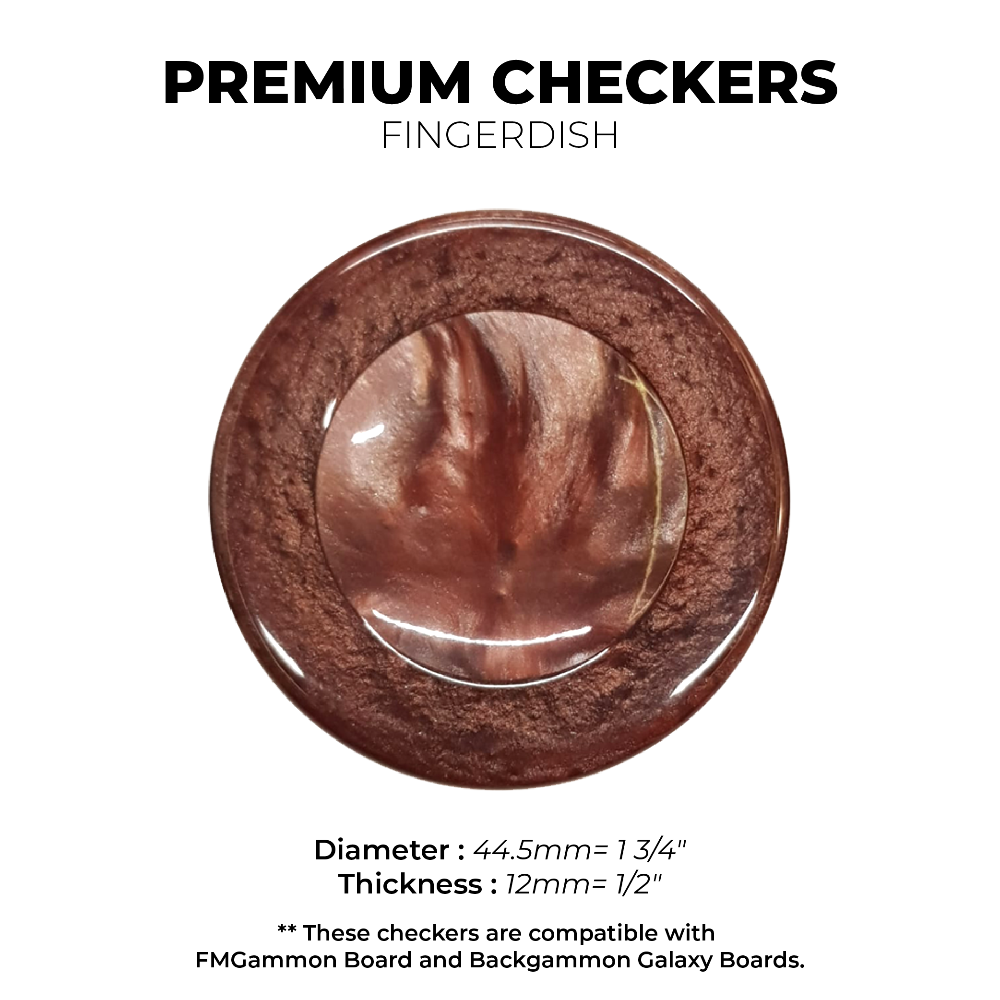 Premium CHECKERS - Brown