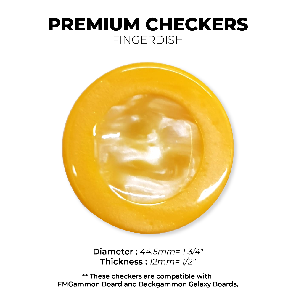 Premium CHECKERS - Yellow