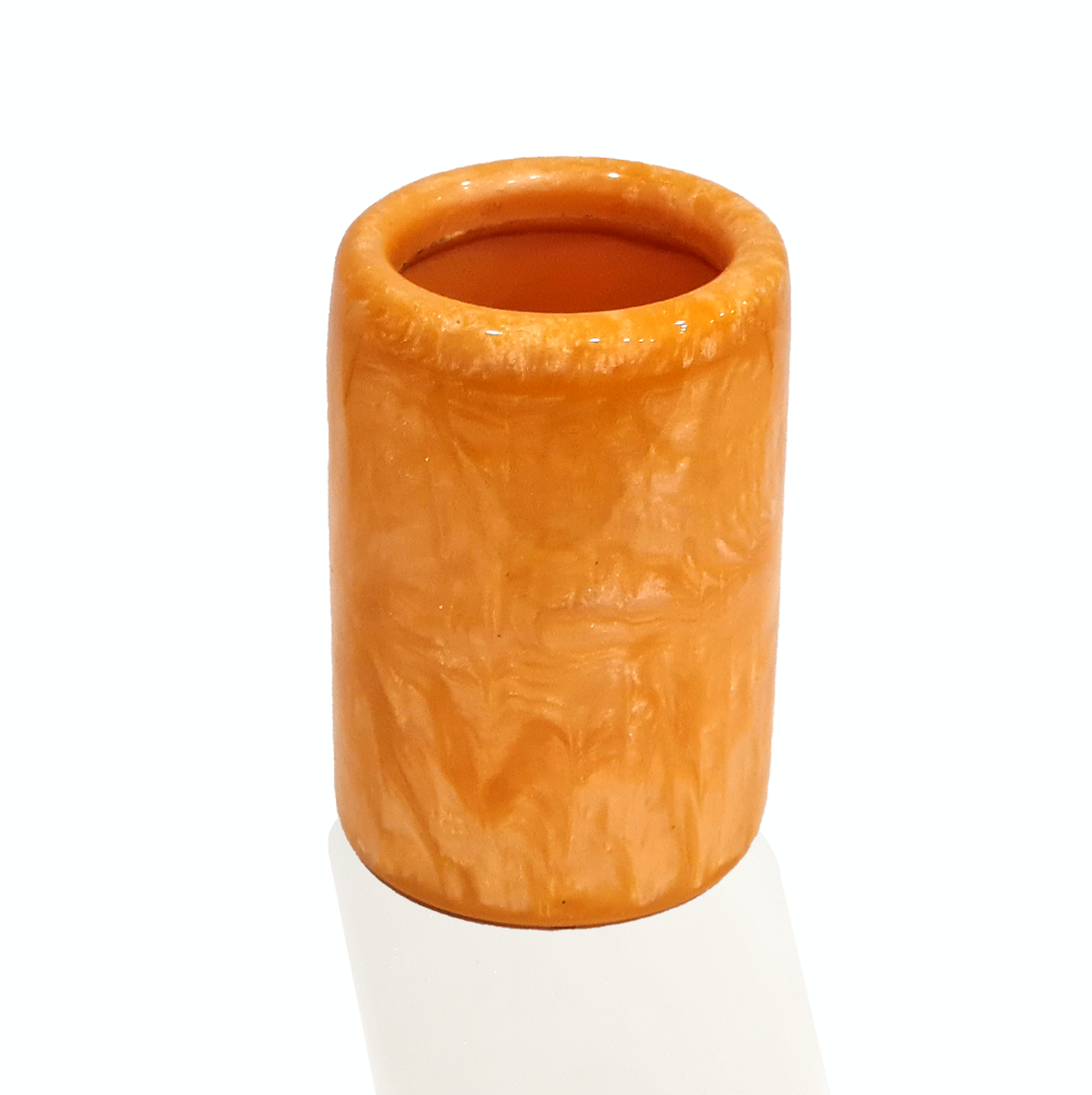 Acrylic Dice Cup - Orange